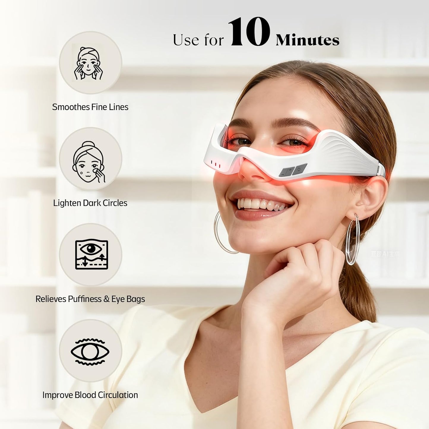 Under Eye Red Light Therapy Device